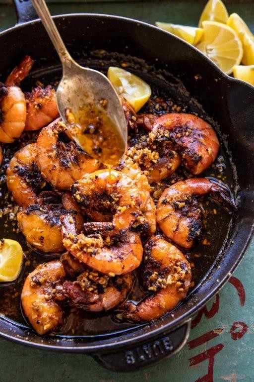 Pan Seared Shrimp with Lemon Garlic Butter