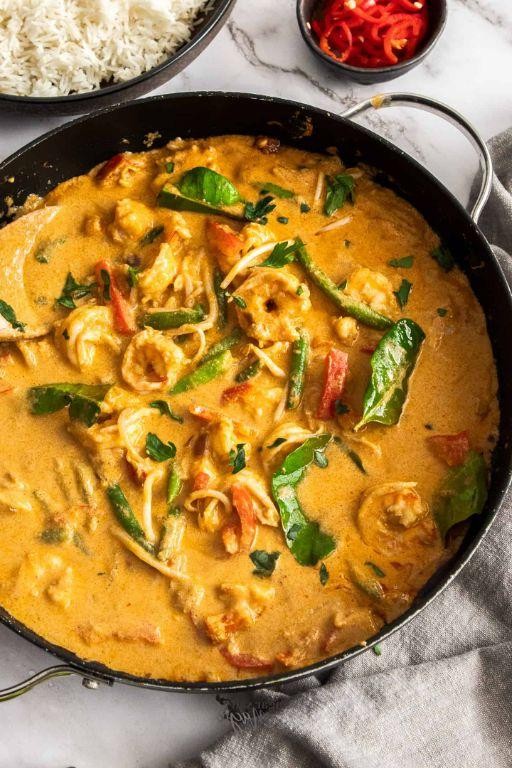 Panang Shrimp Curry