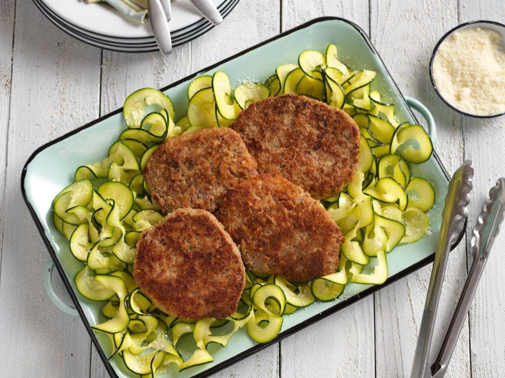 Parmesan Crusted Cube Steak with Cheesy Topping