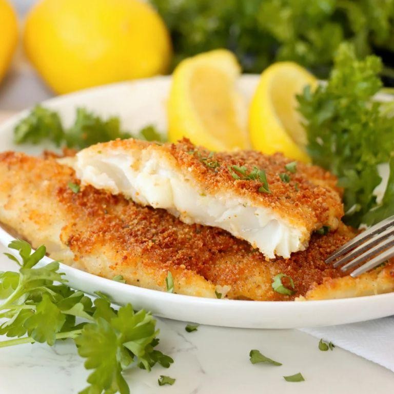 Parmesan Crusted Frozen Cod