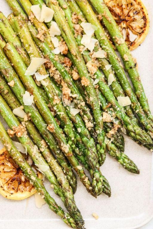 Parmesan Crusted Sauteed Asparagus