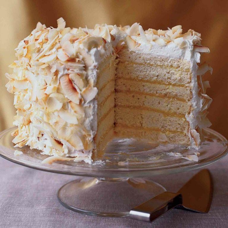 Passion Fruit Coconut Layer Cake