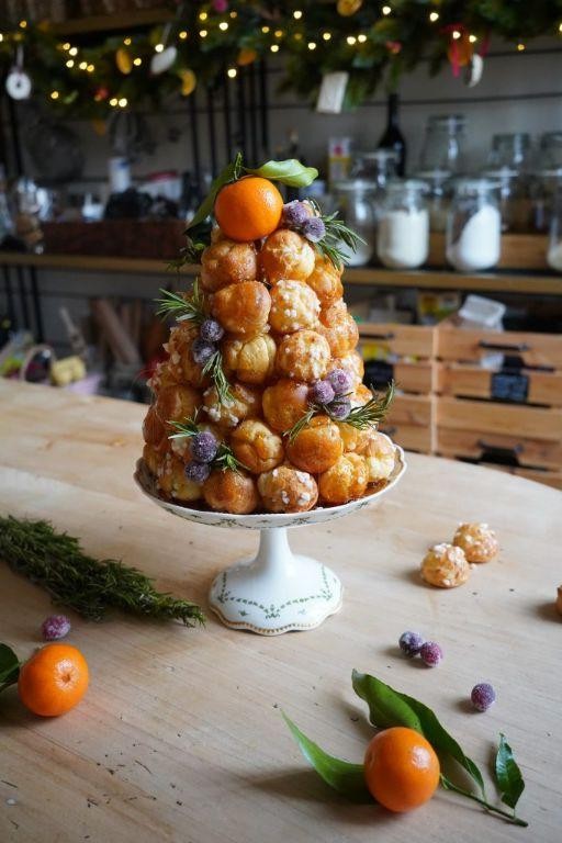 Passion Fruit Croquembouche