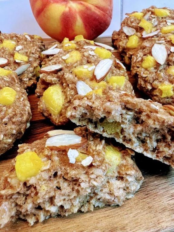 Peach Almond Fat-Free Cookies