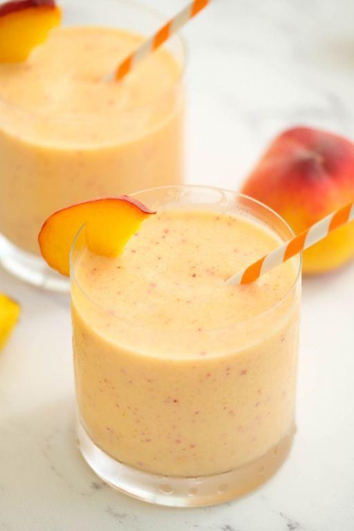 Peach Honey Yogurt Shake