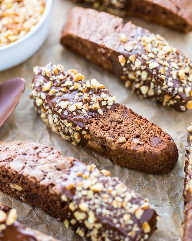 Pecan Cacao Biscotti