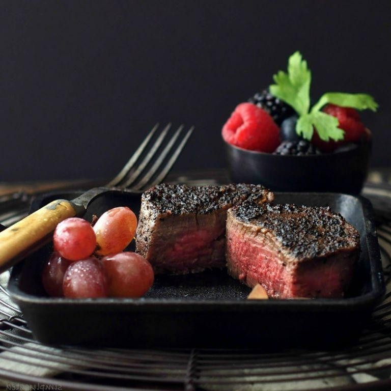 Peppercorn and Coffee Rubbed Steak