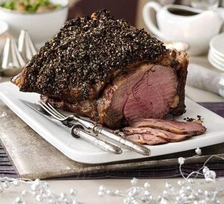 Peppercorn-Crusted Grilled Beef Ribs