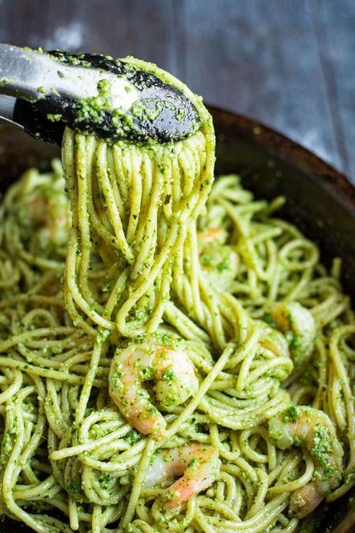 Pesto Seafood Pasta