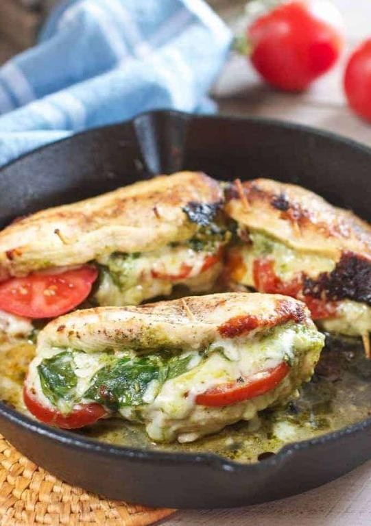 Pesto Stuffed Chicken Breast