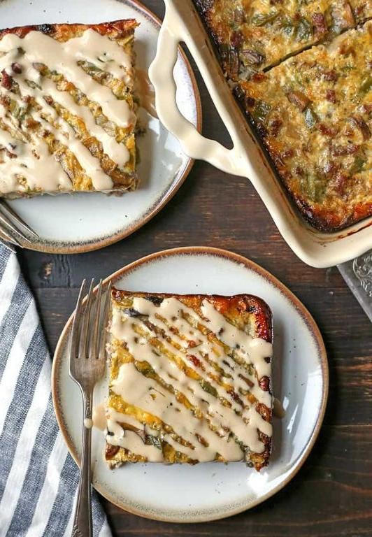 Philly Cheesesteak Breakfast Casserole