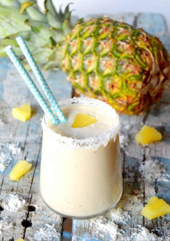 Pineapple Coconut Breakfast Smoothie