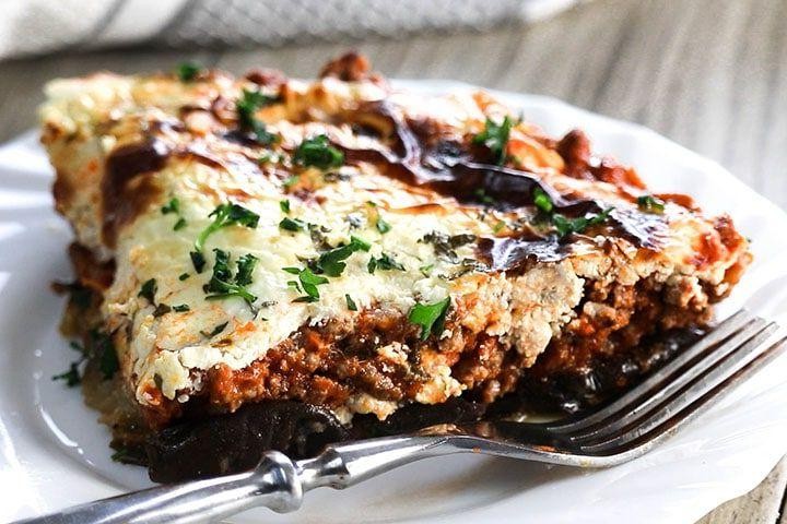 Pork and Feta Moussaka