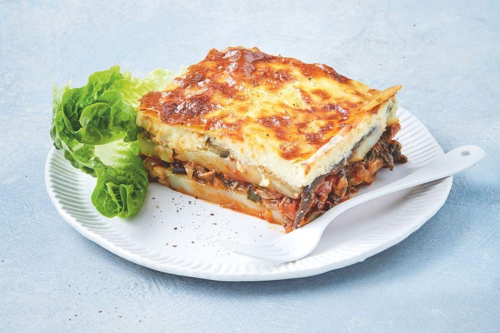 Potato and Mushroom Moussaka