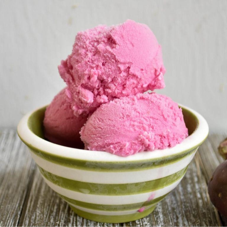 Prickly Pear Ice Cream