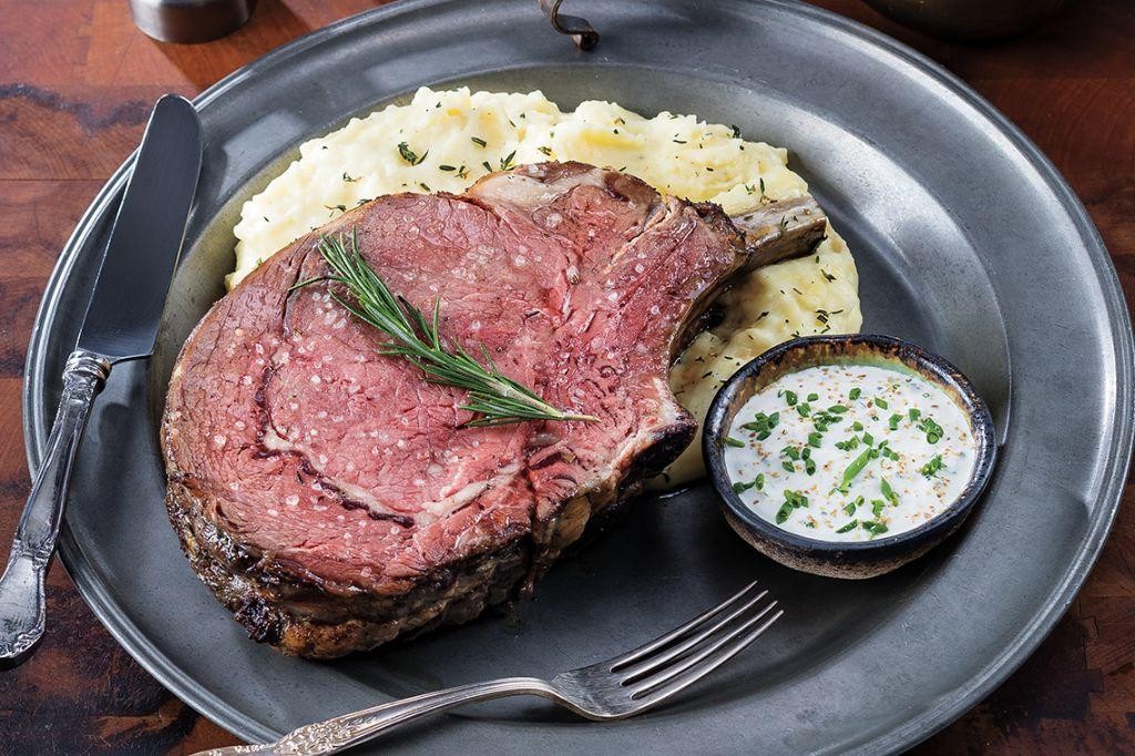 Prime Rib with Horseradish Cream