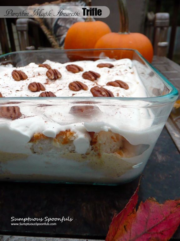Pumpkin Almond Amaretto Trifle