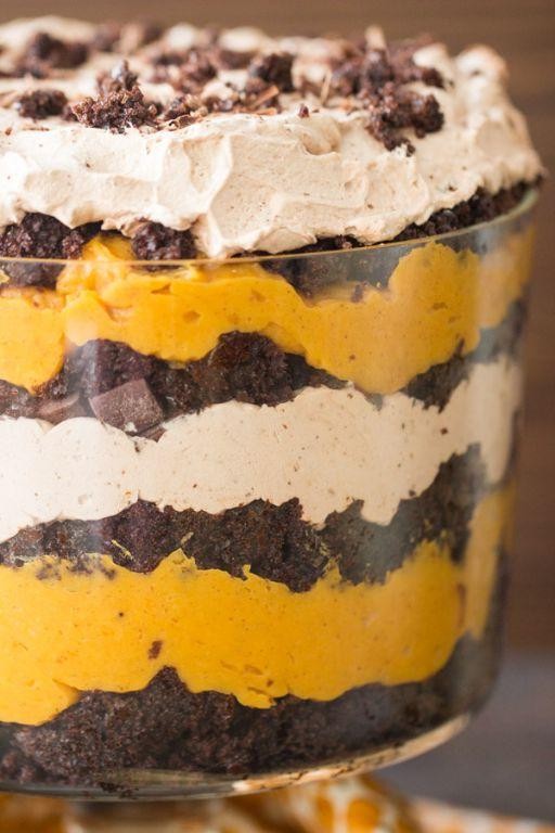 Pumpkin Chocolate Chip Trifle