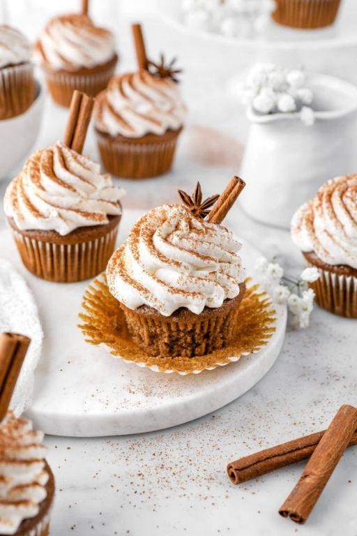 Pumpkin Spice Latte Cupcakes