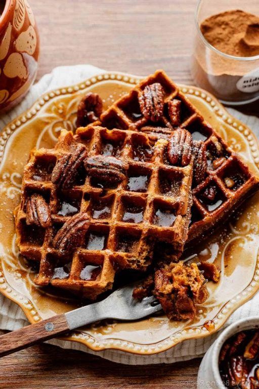 Pumpkin Spice Waffles