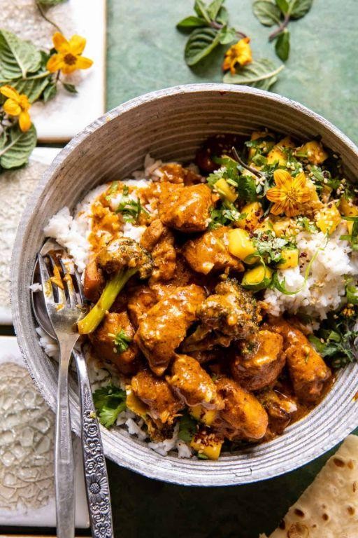 Quick Coconut Curry Chicken Stir Fry