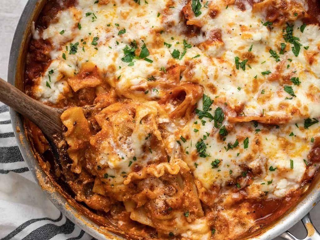Quick Skillet Lasagna