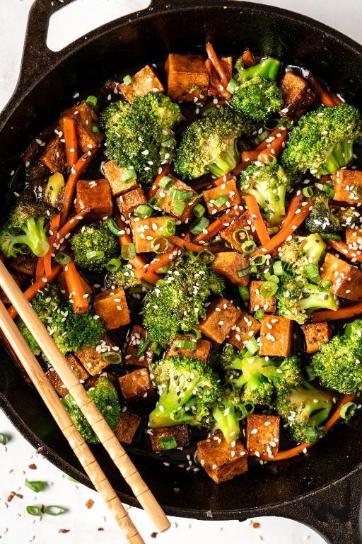 Quick Vegetable Stir-Fry with Tofu