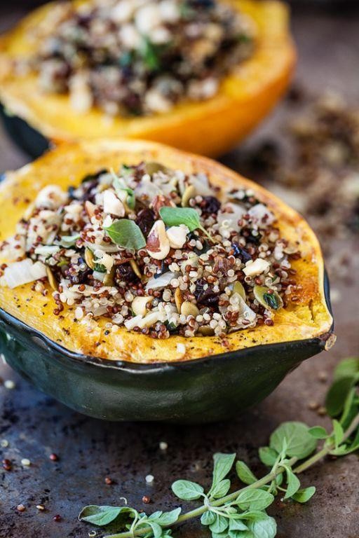 Quinoa-Stuffed Acorn Squash
