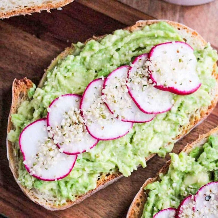 Radish and Avocado Toast