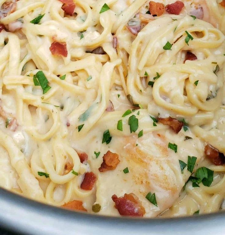 Ranch Chicken Breast Alfredo Pasta