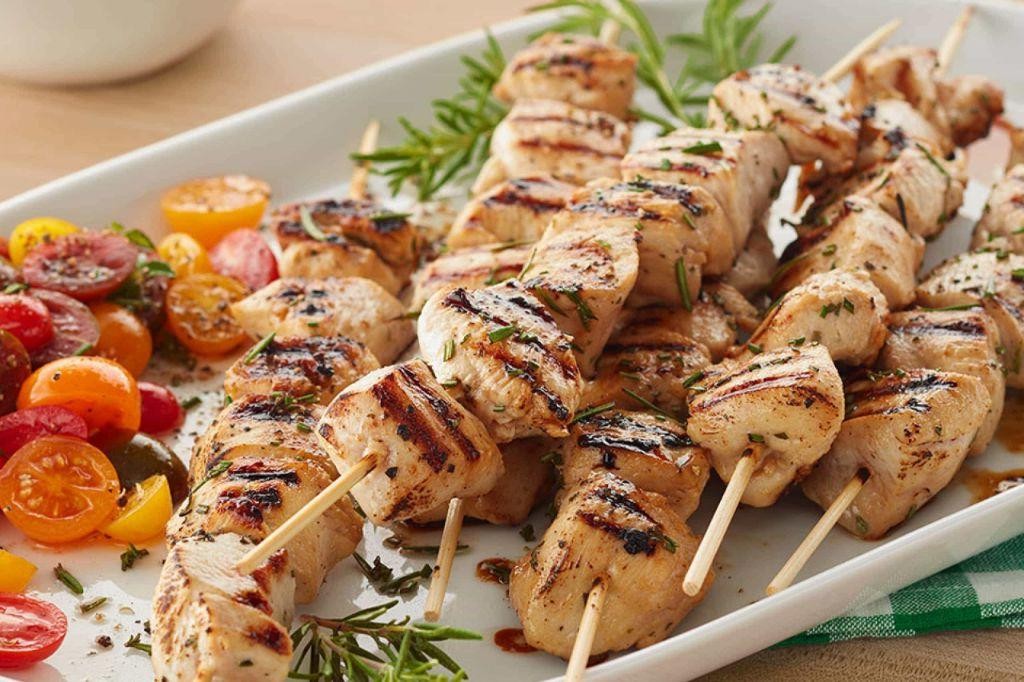 Ranch Chicken Breast Skewers