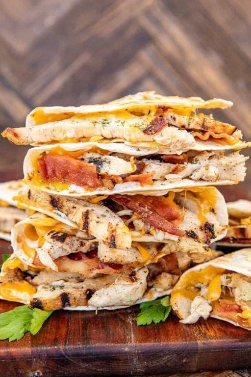 Ranch-Flavored Chicken Breast Quesadillas