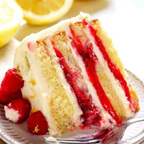 Raspberry-Filled Lamb Cake with Lemon Icing