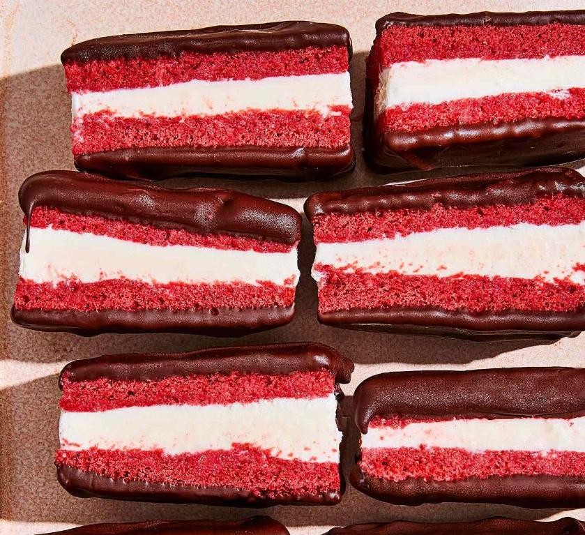 Red Velvet Ice Cream Sandwich Supreme