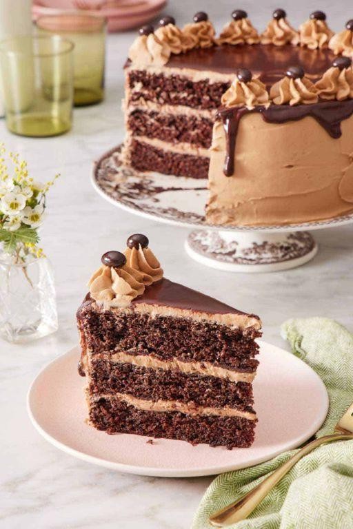 Rich Mocha Coffee Cake via Cake Mix