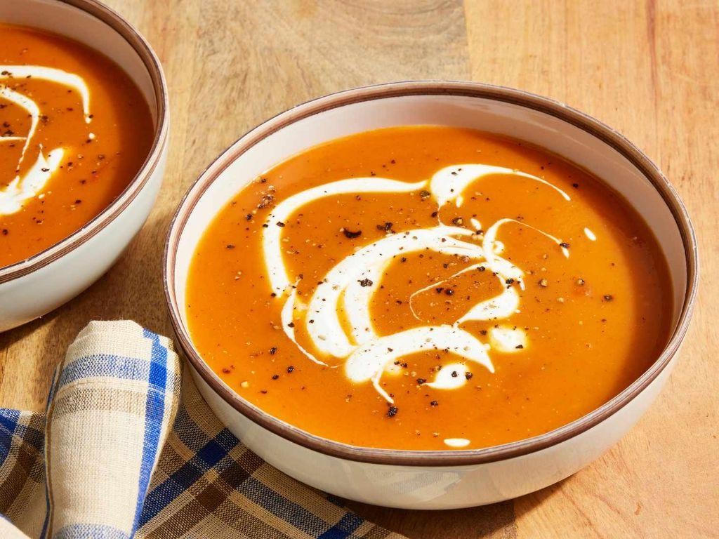 Roasted Red Pepper and Tomato Soup