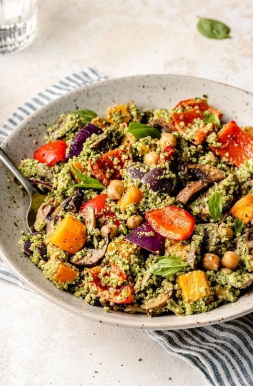 Roasted Vegetable Quinoa Salad