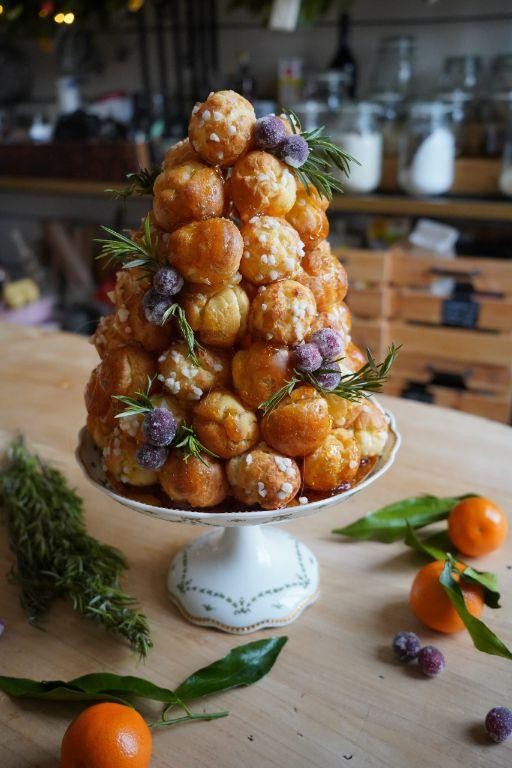 Salted Caramel Croquembouche