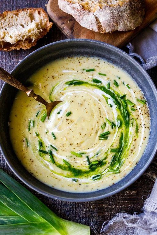 Satisfying Potato and Leek Soup