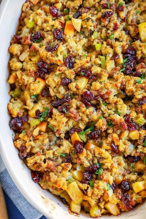 Sausage and Cranberry Stuffing
