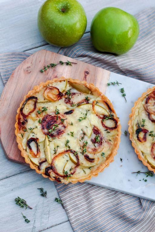 Savory Apple and Onion Tart