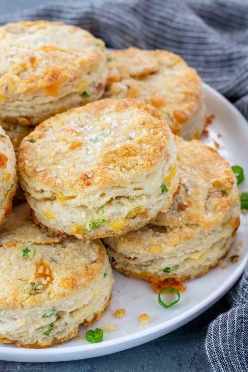 Savory Bacon Cheddar Biscuits