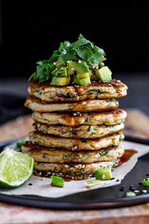Savory Beet Green Pancakes