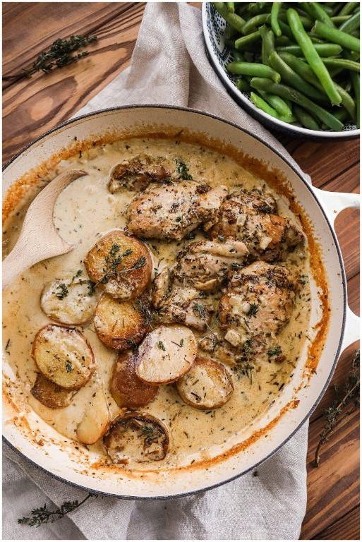 Savory Dijon and White Wine Chicken Drumstick Casserole