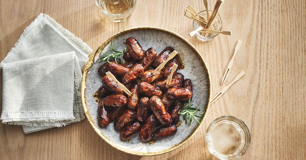 Savory Maple Pickled Sausages