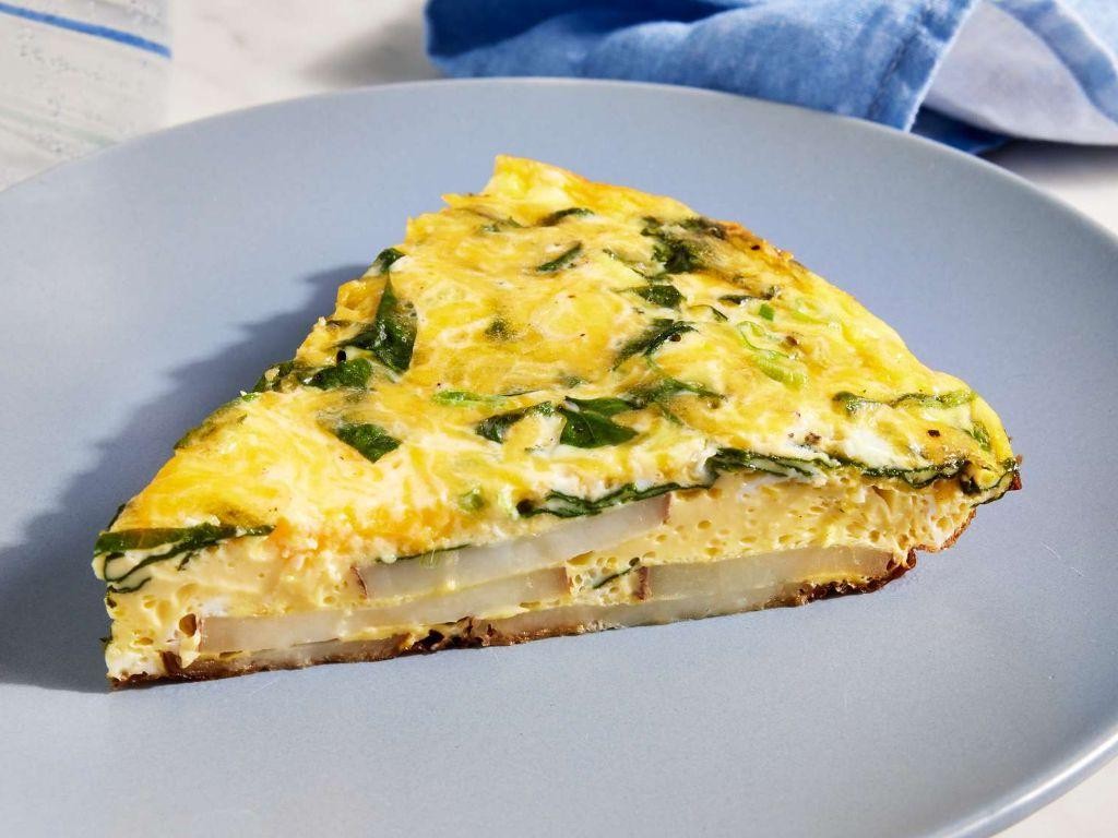 Savory Potato and Spinach Frittata