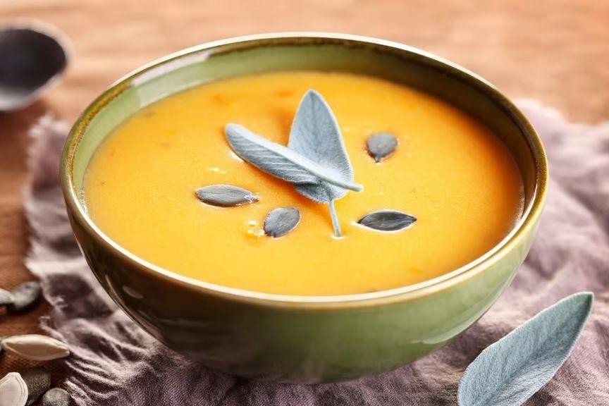 Savory Pumpkin Soup with Sage