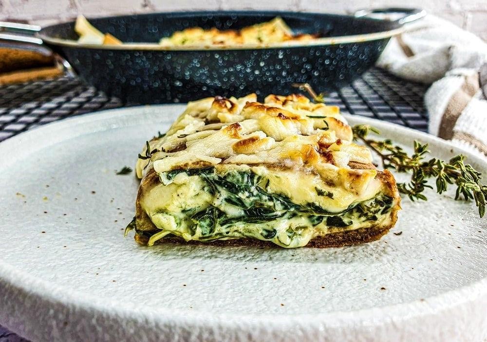 Savory Spinach and Feta Blintzes