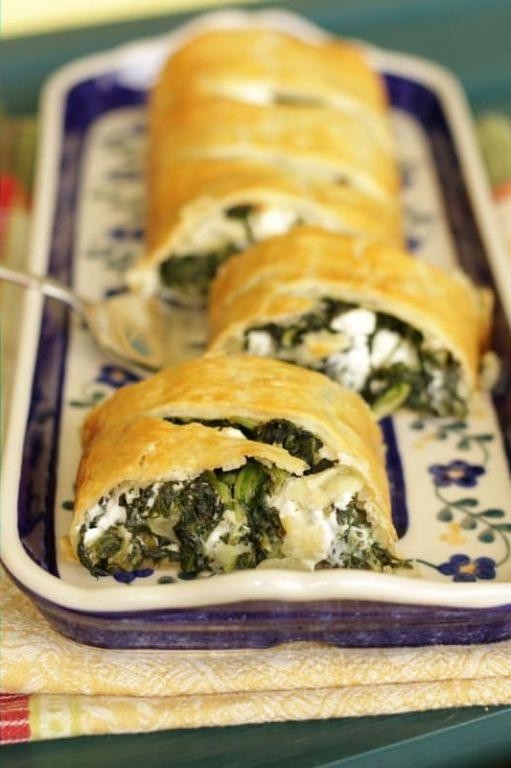 Savory Spinach and Feta Strudel