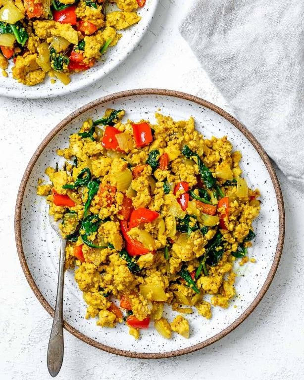 Savory Tofu Scramble with Fresh Herbs